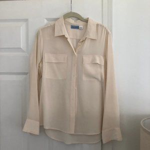 Acrobat Button Up Silk Blouse